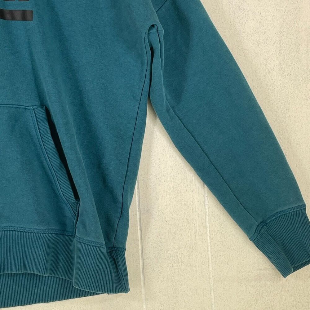 XL Puma Cowl Neck Pullover Hoodie Sweater Teal‎ Long Sleeve Woman's - Picture 8 of 12